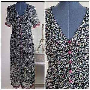 Topshop Floral print dress sz 8